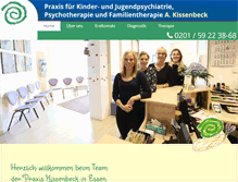 Tablet Screenshot of praxis-kissenbeck.de
